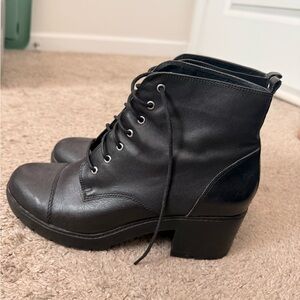 Steve Madden Black Ankle Booties